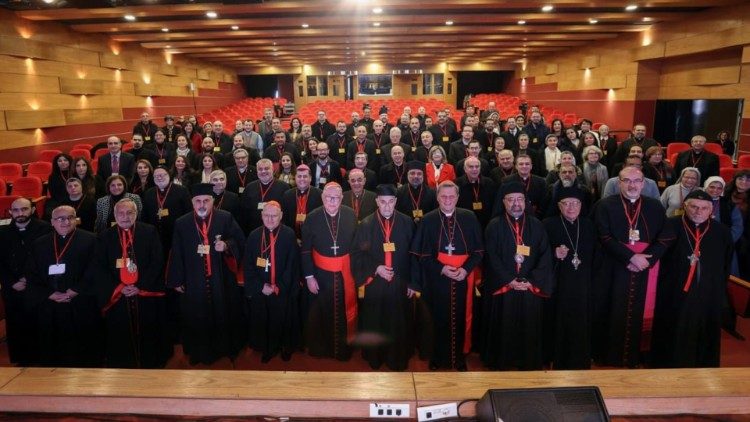 Delegates of the Continental Synodal Assembly for the Middle East gathered in the Hotel Bethany - Harissa in Beirut