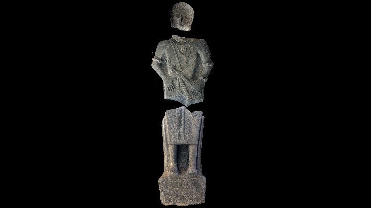 La statua di ‘Ain et-Tell nel Museo di Aleppo