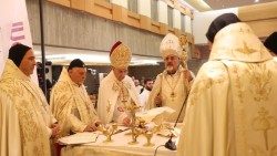 Missa do terceiro dia da Assembleia Sinodal das Igrejas Católicas do Oriente Médio, no Líbano