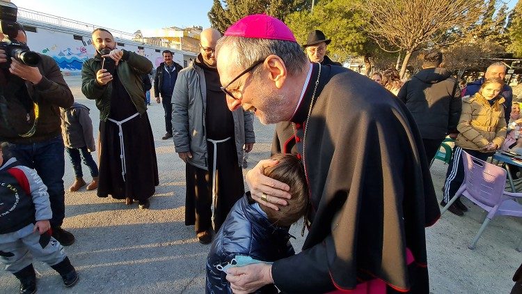 Архиепископ Гуджероти в Сирия