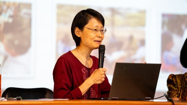 Dr Christina Kheng addresses the Asian Continental Assembly on Synodality