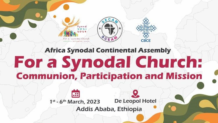 2023.03.01 Logo dell'assemblea continentale sinodale dell'Africa Addis Ababa Etiopia