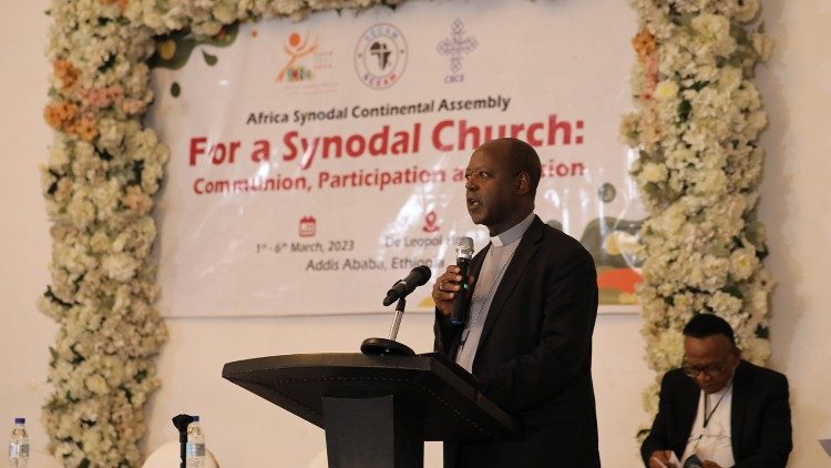 SECAM First vice president Bishop Lucio Muandula in Addis.