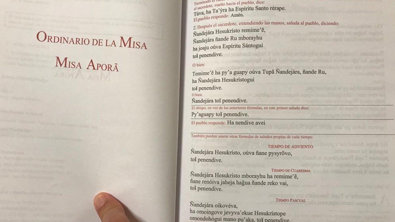 Misal traducido al guaraní