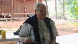 Mons. Óscar Ojea, presidente de la Conferencia Episcopal Argentina, en la Asamblea Sinodal del Cono Sur.