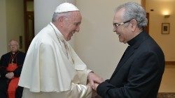 Papa Francisco e padre Zezinho - 21 de setembro de 2017