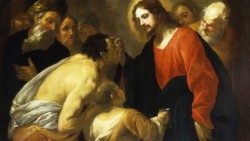 Евангелие за IV Неделя от Великия пост, Исус изцерява слепеца (Йоан 9, 1-41)