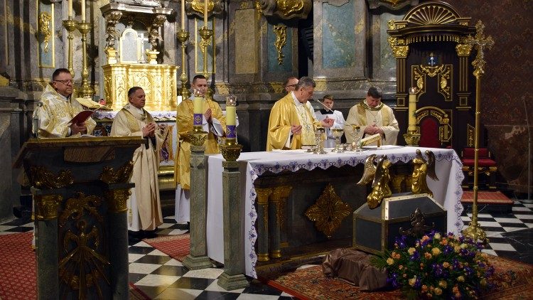 Msza Święta w katedrze lwowskiej w rocznicę śmierci  św. Józefa Bilczewskiego