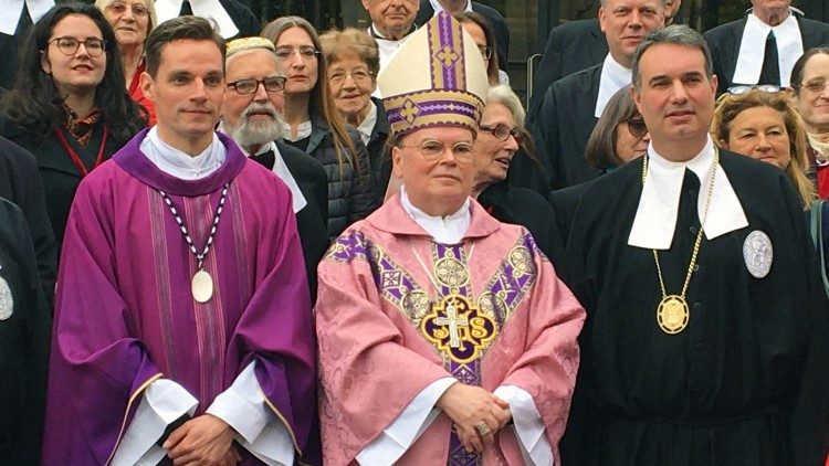 Bischof Bertram Meier und Konrad Bestle 