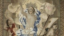 Resurrezione di Nostro Signore, arazzo, secolo XVIII, ©Musei Vaticani