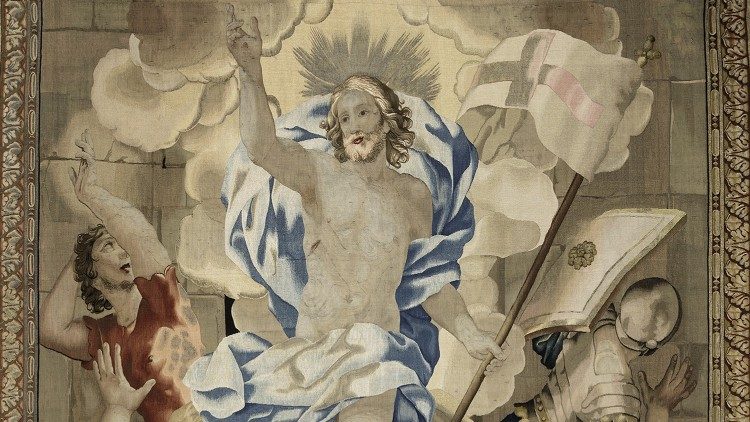 гоблен Възкресение Христово от ХVIII век, Ватикански музеи