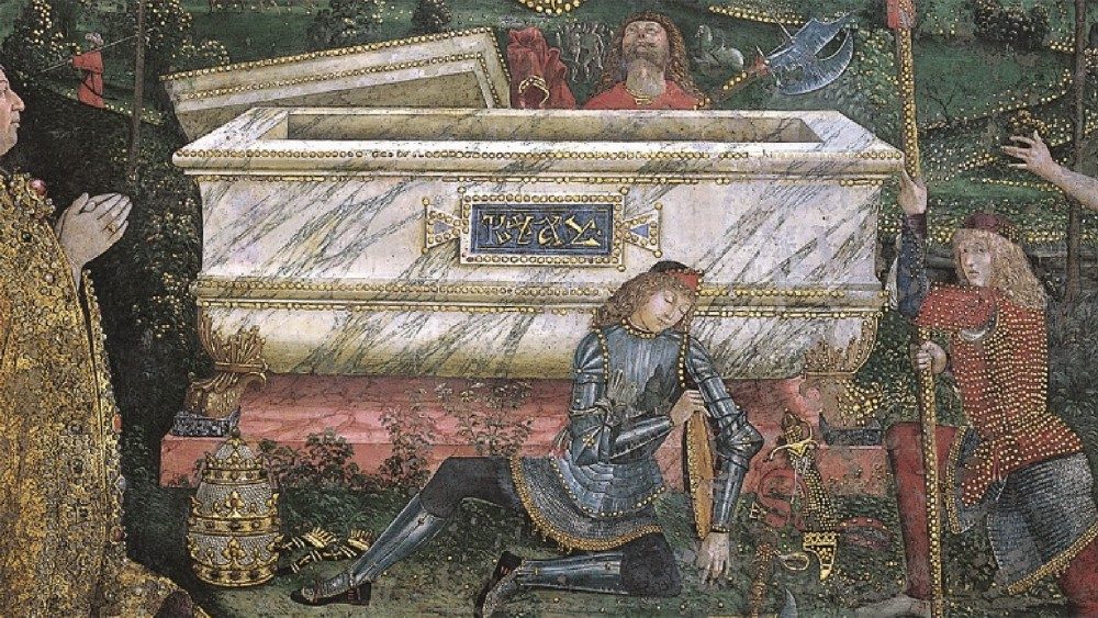 Pinturicchio, Resurrezione, Appartamento Borgia, 1492-94, Sala dei Misteri ©Musei Vaticani (dettaglio)