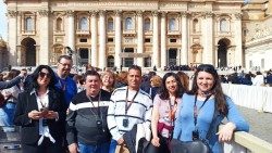 Последователи на Марииното дело от България на Общата аудиенция във Ватикана, 22.03.2023