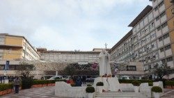 The Gemelli Hospital in Rome where Pope Francis is receiving treatment