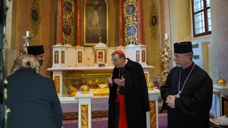 Kardinal Kurt Koch bei einem Besuch in Prešov im Jahr 2023