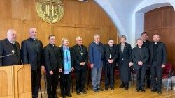 O cardeal Kurt Koch durante sua visita à Eslováquia de 27 a 30 de março por ocasião do aniversário da “Manifestação da Vela”