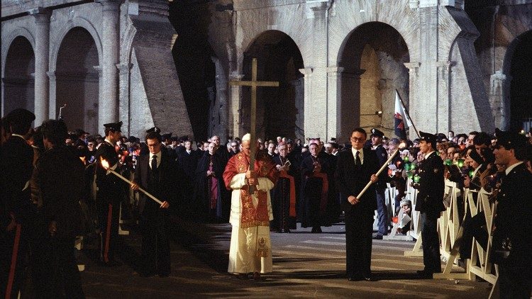Via Crucis del 4 aprile 1980.