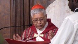 il cardinale Lazarus You Heung-sik, veglia ecumenica di preghiera della Comunità di Sant’Egidio a Santa Maria in Trastevere