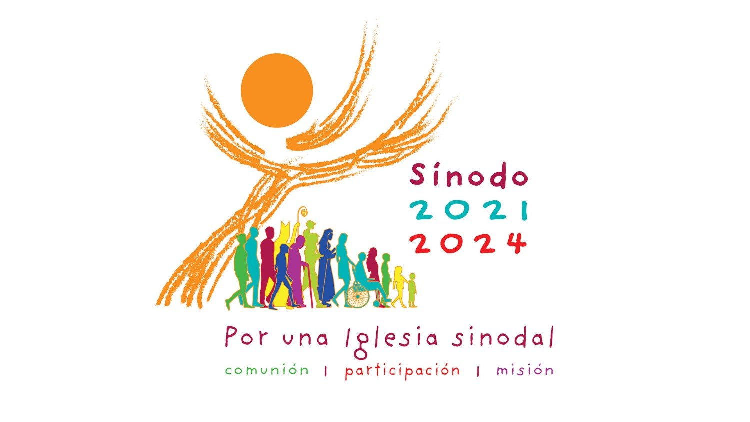 Logotipo del Sínodo 2021-2024. Por más información, ingrese en: https://www.synod.va/es.html