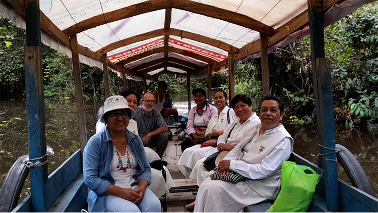 The sisters visit communities along Peru's rivers
