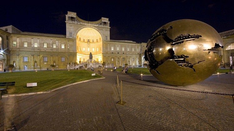 The Vatican Museums by night