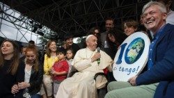 Papa Francesco al Villaggio per la Terra del 2016