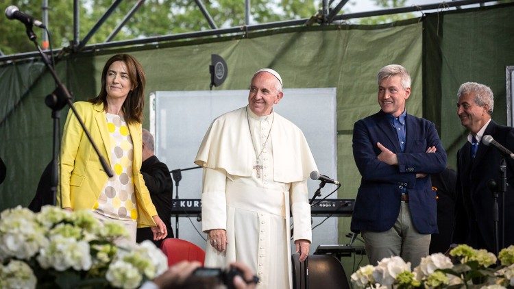 Papa Francesco al Villaggio per la Terra 2016