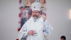 O chefe da Igreja grego-católica ucraniana, Sviatoslav Shevchuk