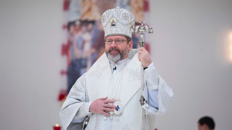 Abp Światosław Szewczuk podczas Świąt Paschalnych