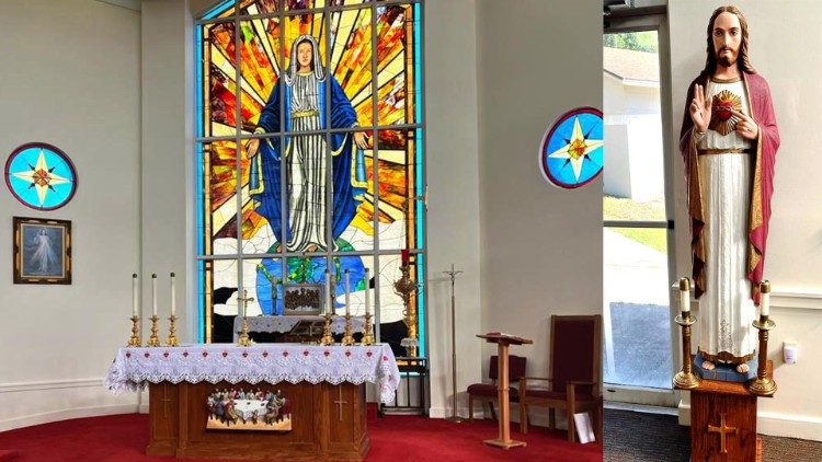 Sacred images in St. Mary Mother of Mercy Catholic Church of Macclenny, Florida