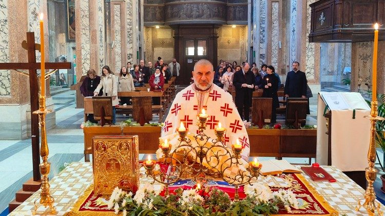 Пасхална литургия в Рим