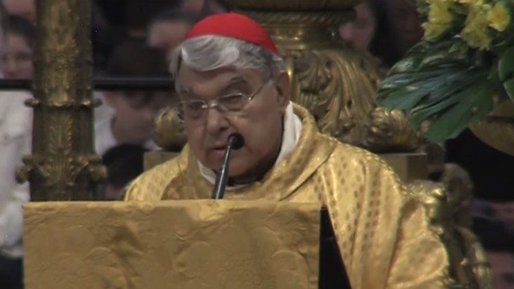 Il cardinale Semeraro durante la celebrazione