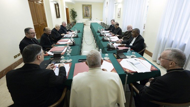 Sesión del Consejo de Cardenales del 25 de abril 2023.