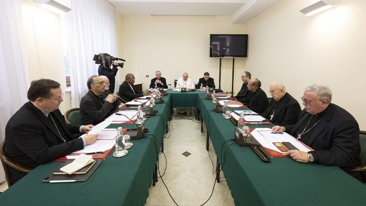 La riunione del Consiglio dei Cardinali di aprile (foto d'achivio)