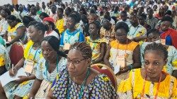Des membres du Renouveau charismatique  catholique à Abidjan en Côte d’Ivoire 
