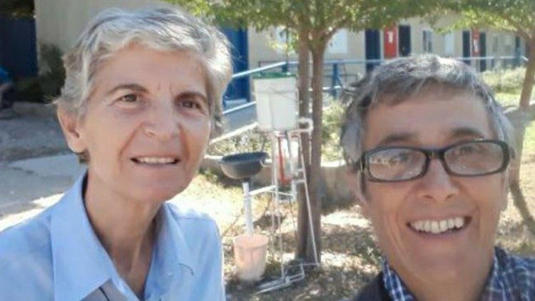 Maddalena Boschetti a destra insieme a suor Luisa dell'Orto, uccisa ad Haiti il 25 giugno 2022