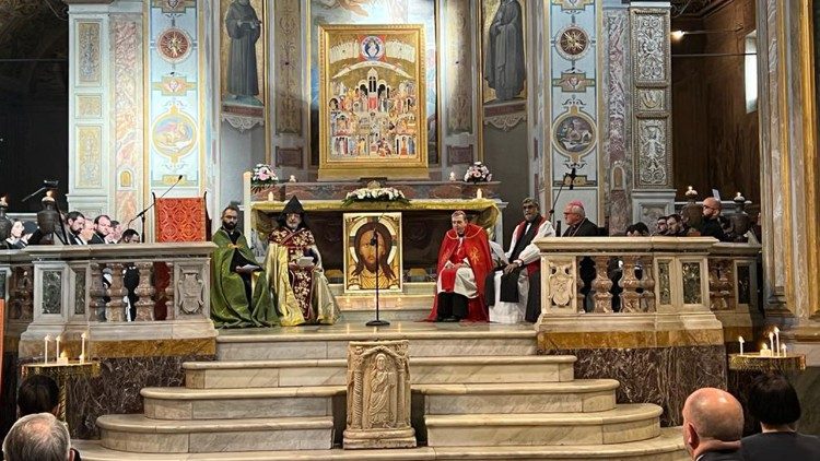 2023.04.27 PREGHIERA CON I SANTI MARTIRI DEL GENOCIDIO ARMENO Basilica San Bartolomeo All’isola