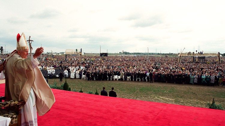 Le Pape Jean-Paul II en Hongrie, 6 et 7 septembre 1996. 