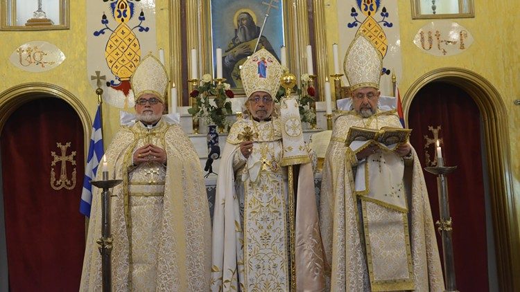 2023.05.01 Santa Messa celebrata dal Patriarca Minassian ad Atene