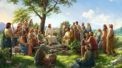 Gesù insegna ai suoi discepoli