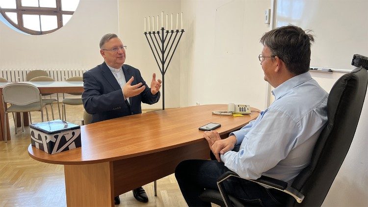 Interview mit P. Wróbel in seinem Büro in Lublin