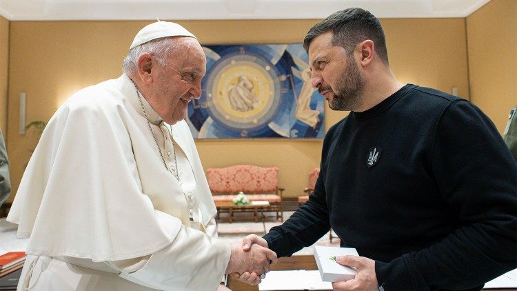 Papież i prezydent Zełenski w Watykanie