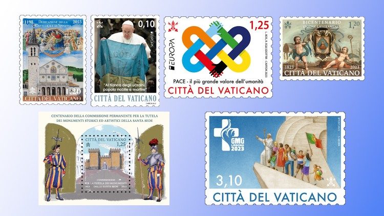 바티칸 시국 조폐국이 발행한 새 우표들