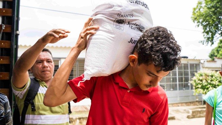Caritas Polska envoie de l'aide humanitaire au Venezuela, le 16 mai 2023.