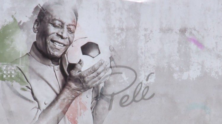 Na Palestina um estádio com o nome do Pelé