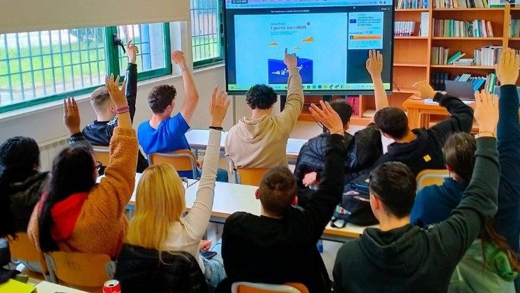 Des élèves dans une salle de cours (image d'illustration)