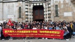 华人天主教徒团体在普拉托共同祈祷