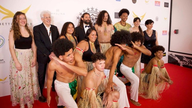 O grupo no Festival de Cannes