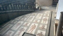 Mosaikboden in den Vatikanischen Museen