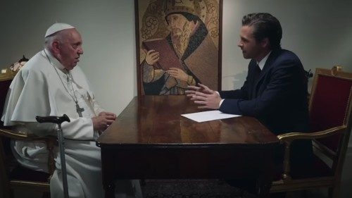 2023.05.26 Mahojiani ya Papa Francisko na Televisheni ya  'Telemundo'.